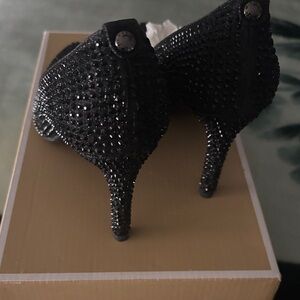 Michael Kors Black Studded Heels
